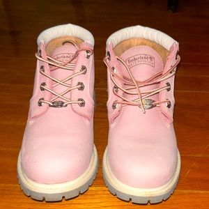 Timberland- Nellie Waterproof Chukka Medium Pink Nubuck